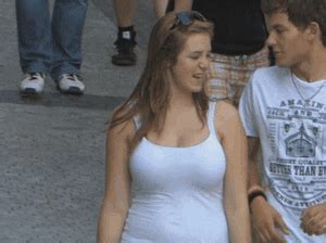 big tit teen gifs|Bouncing Boobies GIFs